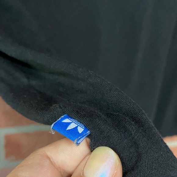 Adidas Black Tee with White Logo - Picture 6 of 6